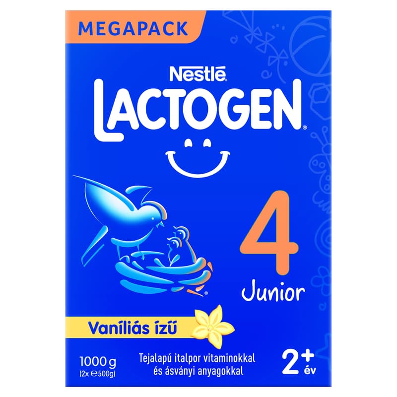 Lactogen 4 Junior Vanilla flavoured milk-based drink powder with vitamins and minerals from 24 months 1000 g