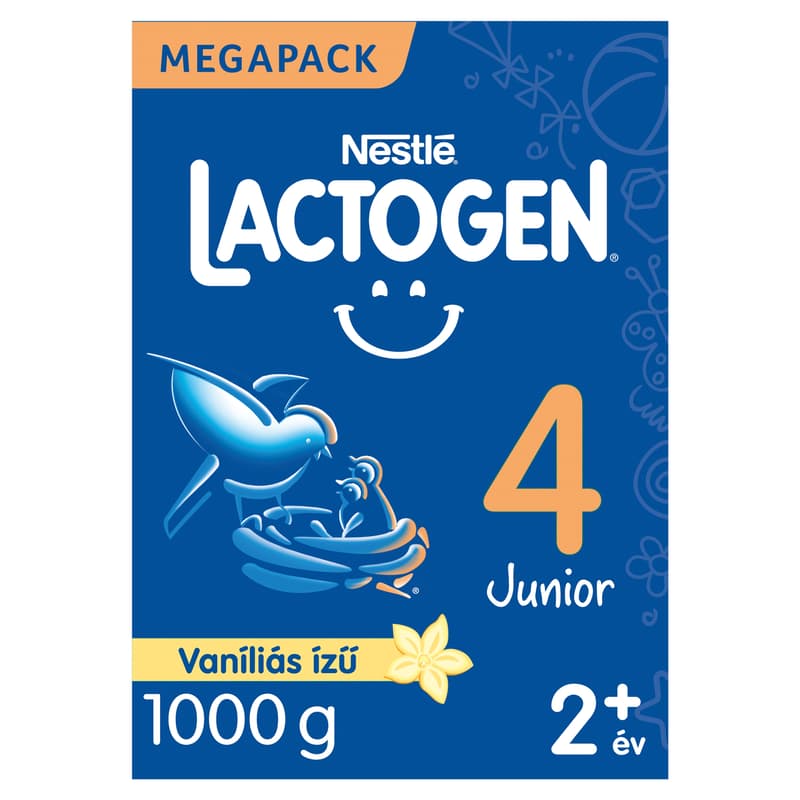 Lactogen 4 Junior Vanilla flavoured milk-based drink powder with vitamins and minerals from 24 months 1000 g