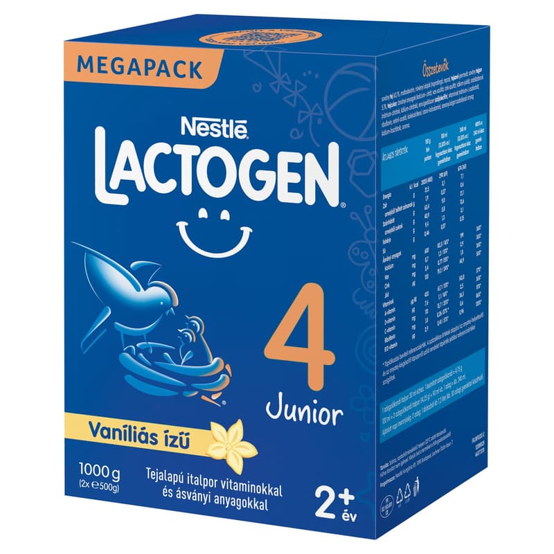 Lactogen 4 Junior Vanilla flavoured milk-based drink powder with vitamins and minerals from 24 months 1000 g