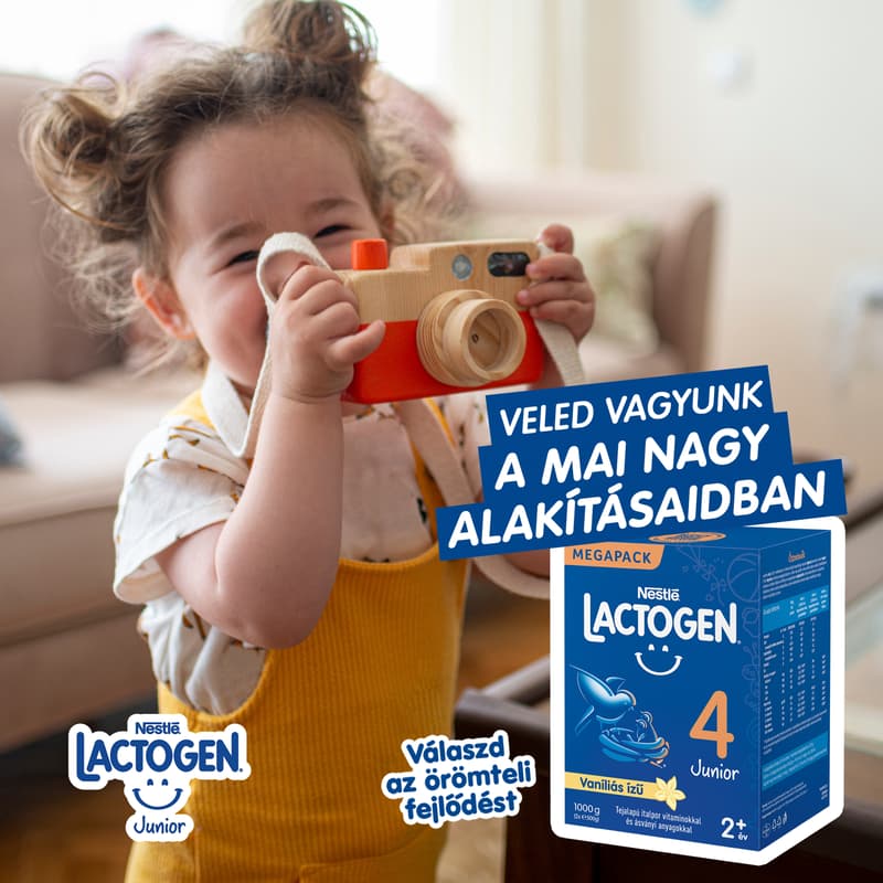 Lactogen 4 Junior Vanilla flavoured milk-based drink powder with vitamins and minerals from 24 months 1000 g