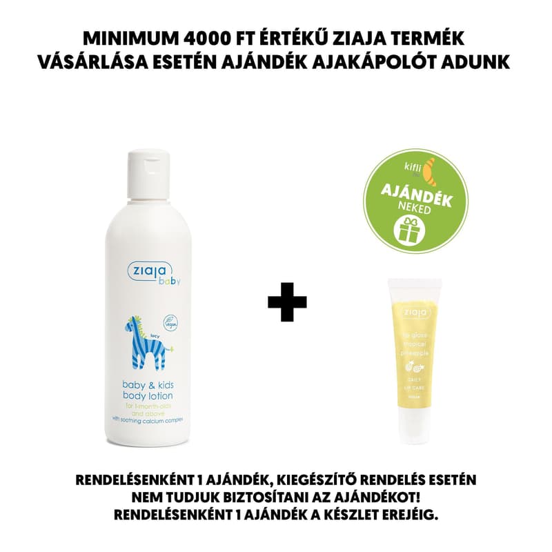 ZIAJA Baba és gyermek testápoló tej 1 hónapos kortól