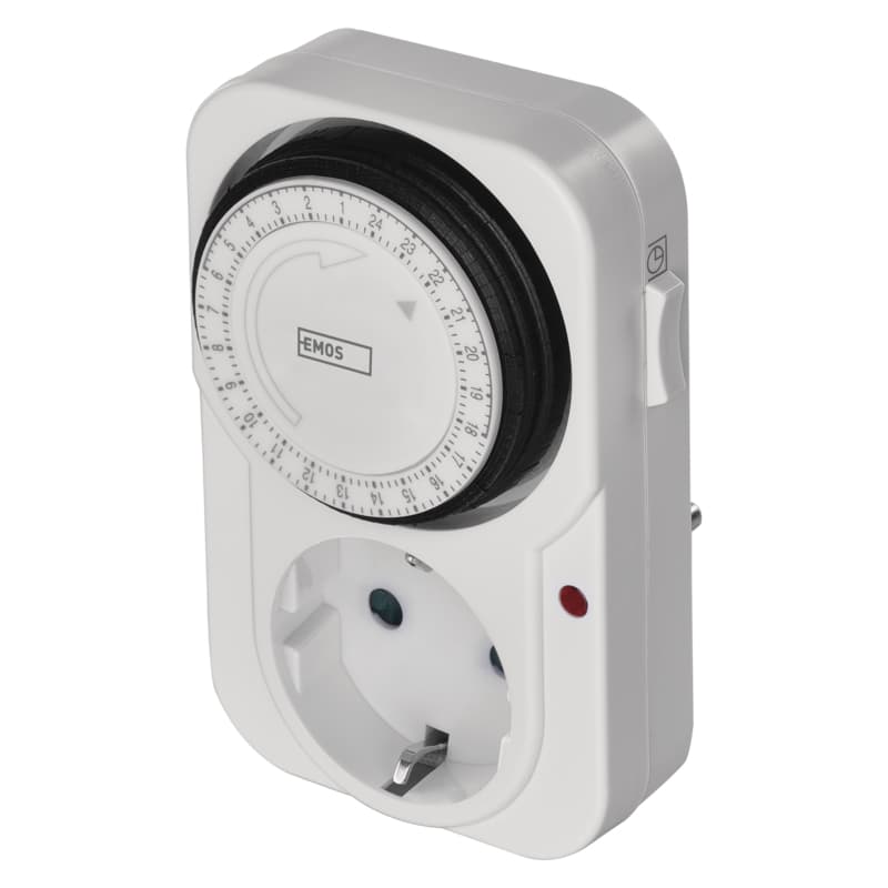 EMOS Mechanikus időkapcsoló aljzat 1GD/2A IP20
