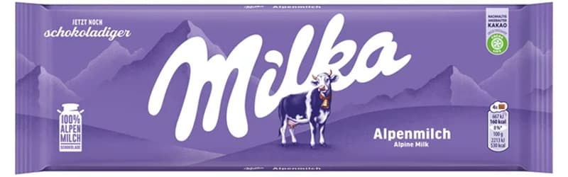 Milka alpesi tejcsokoládé