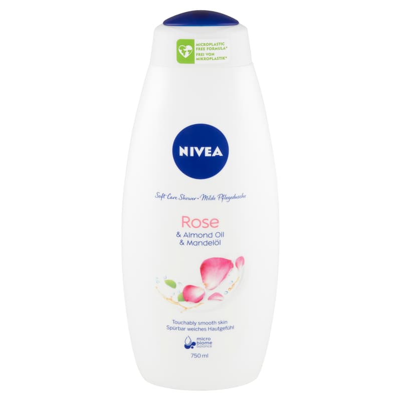 NIVEA Rose & Almond Oil Krémtusfürdő