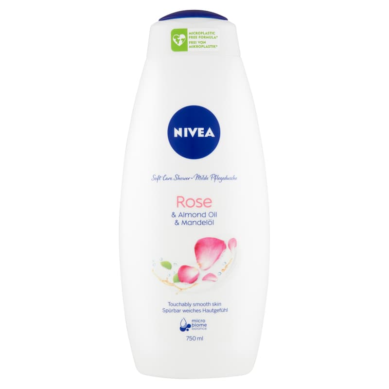 NIVEA Rose & Almond Oil Krémtusfürdő