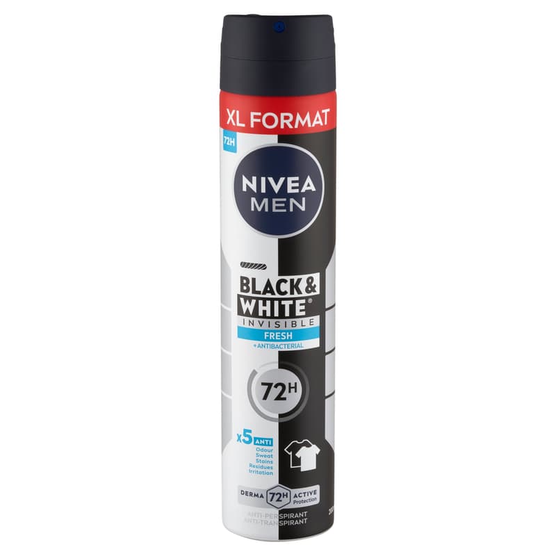 Spray Black & White Invisible Fresh 200 ml