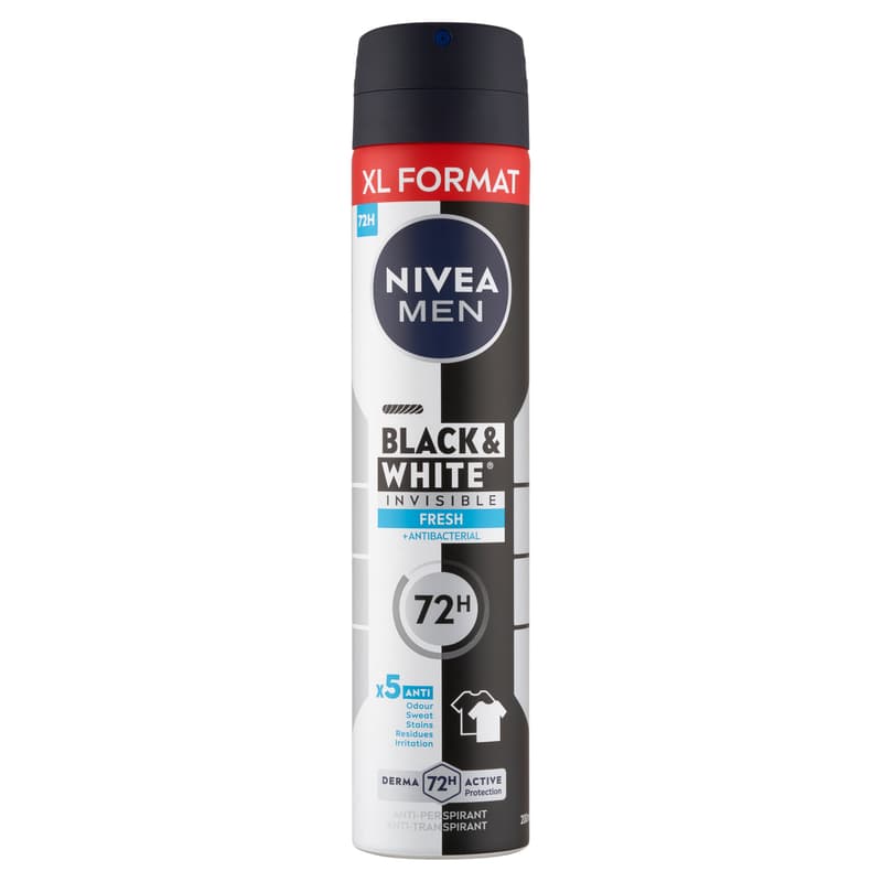 Spray Black & White Invisible Fresh 200 ml
