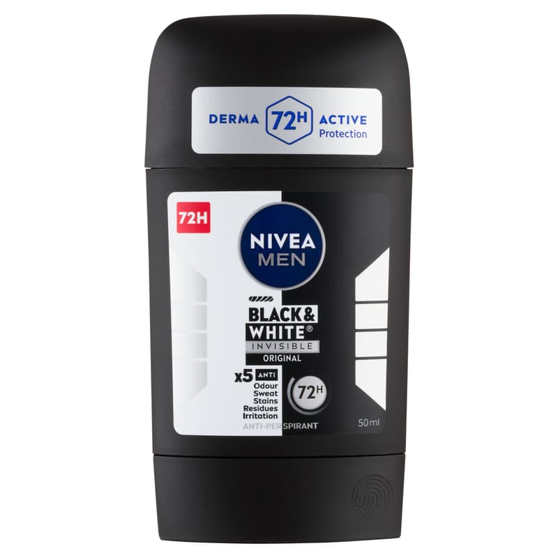 NIVEA MEN Deo stift Black & White Invisible Original 50 ml
