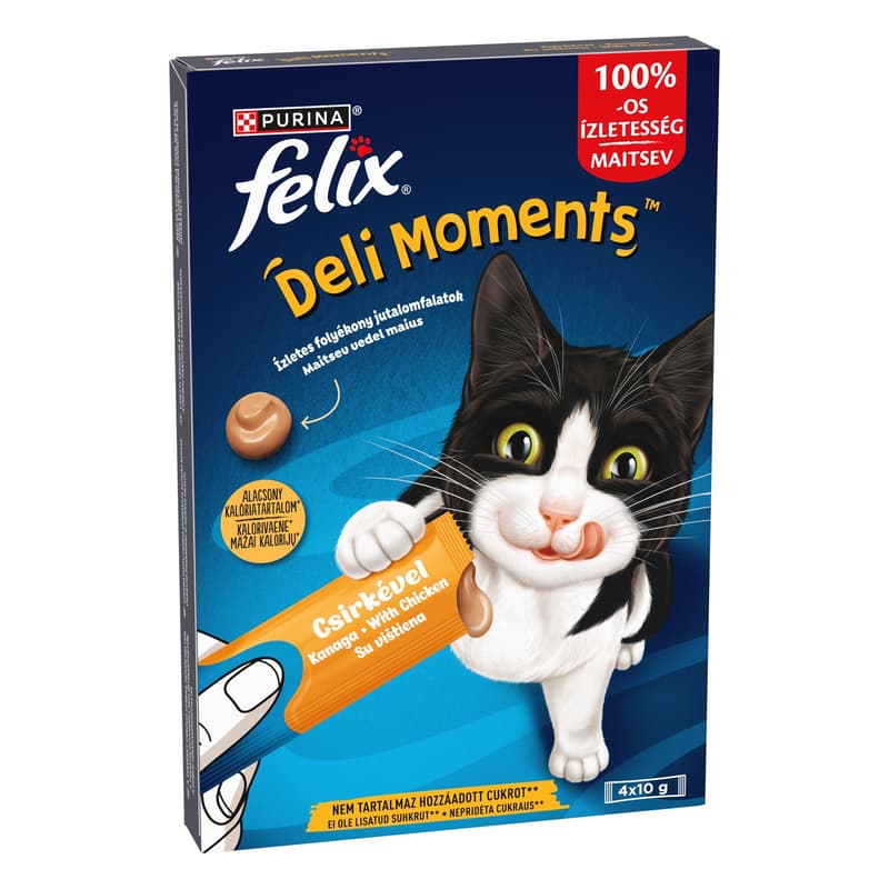 Felix Deli Moments Chicken cat snack 4x10g