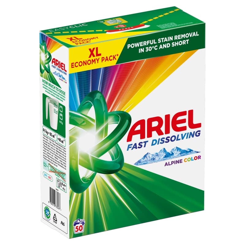 Ariel Powder Color 50 Washes 2.75KG