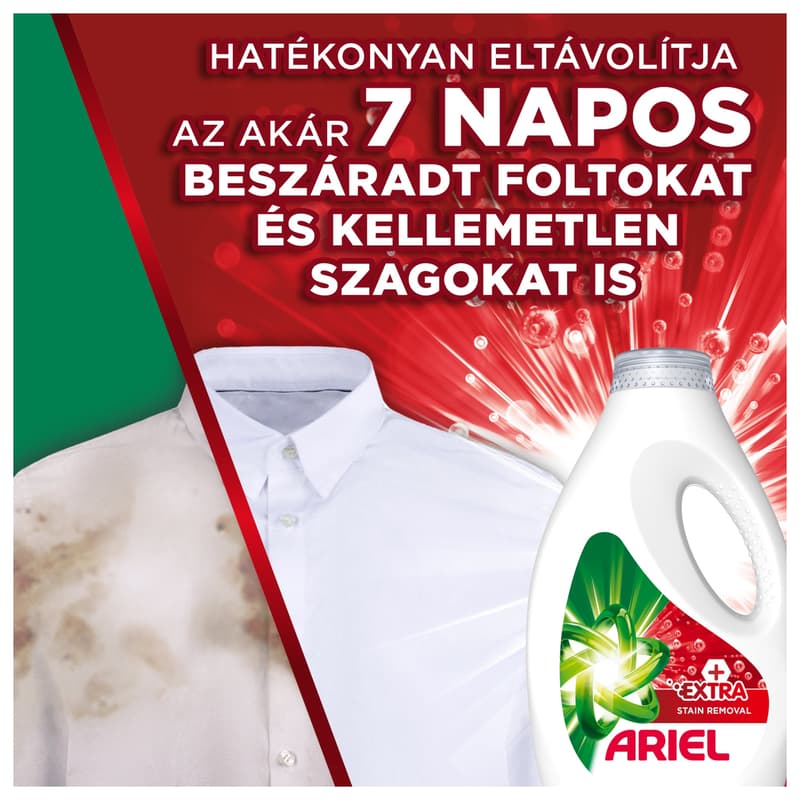 Ariel Folyékony Mosószer Extra Clean 30 mosáshoz, 1.35 l