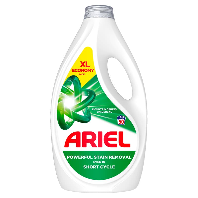 Ariel Univerzális Folyékony Mosószer Mountain Spring 50 mosáshoz, 2.25 l
