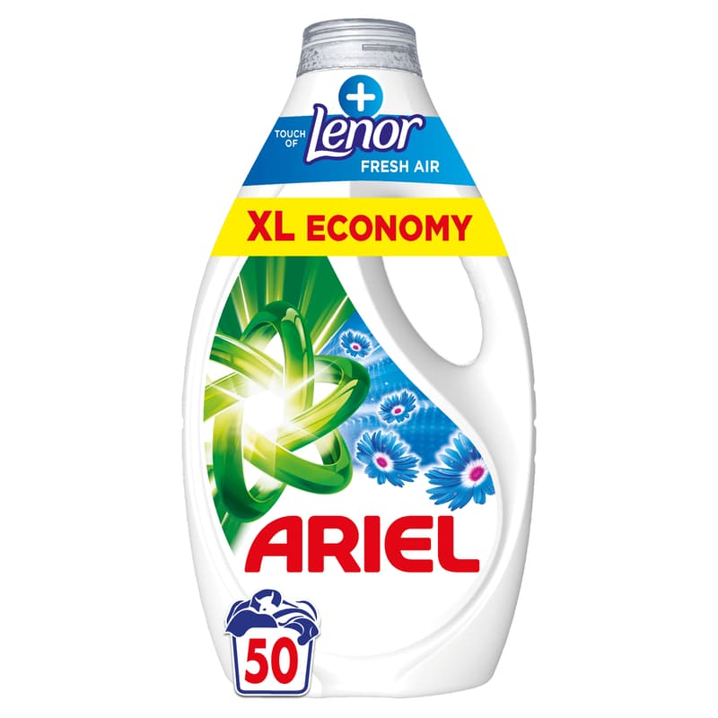 Ariel Liq Det Fresh Air 50 Washes 2.25L