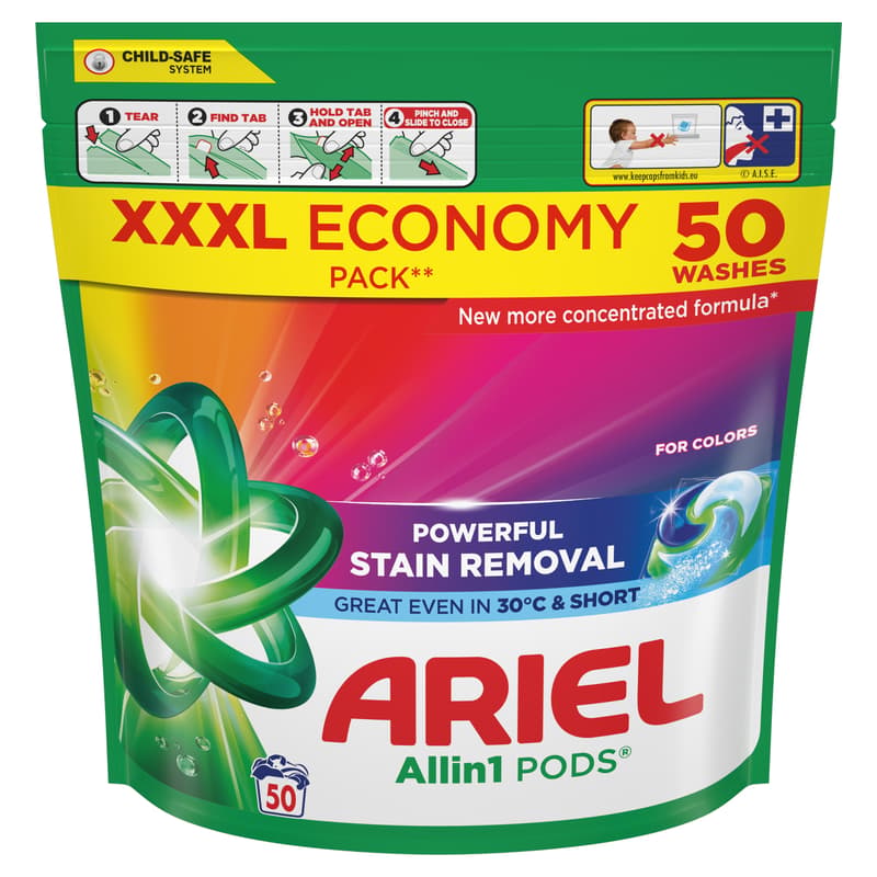 Ariel Liquid Tabs Color Fresh 50CT