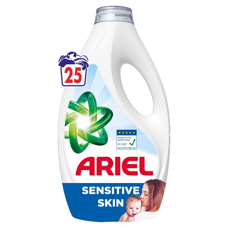 Ariel Liq Det Sens Skin 25 Washes 1.125L