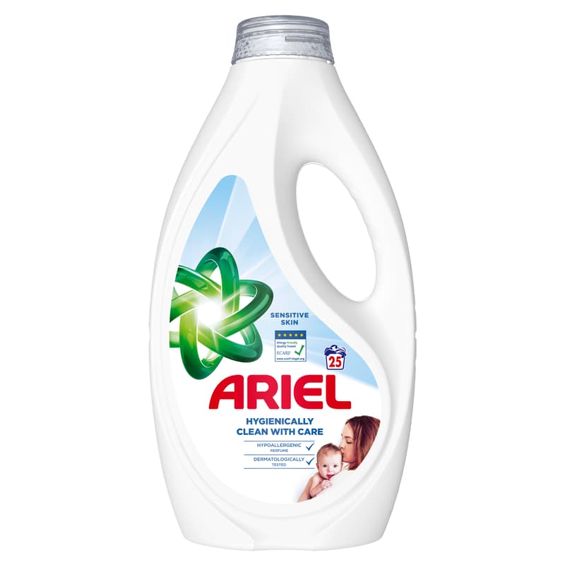 Ariel Liq Det Sens Skin 25 Washes 1.125L