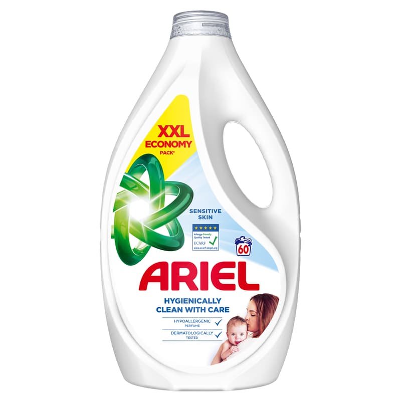 Ariel Liq Det Sens Skin 60 Washes 2.7L