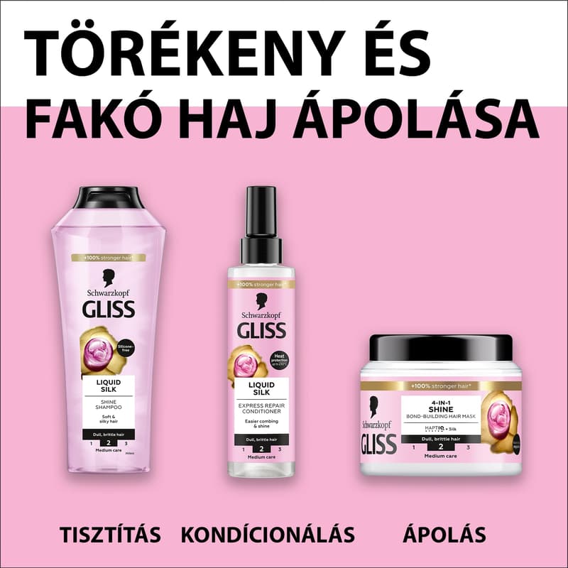 Gliss jar pack Shine (Liquid silk)