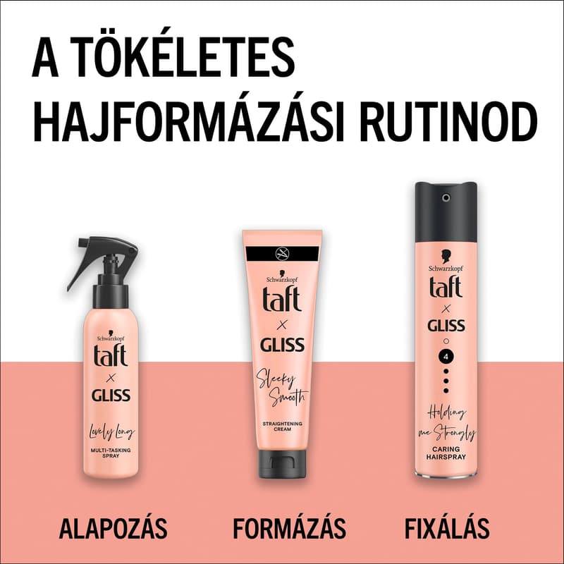 Taft X Gliss Hővédő spray