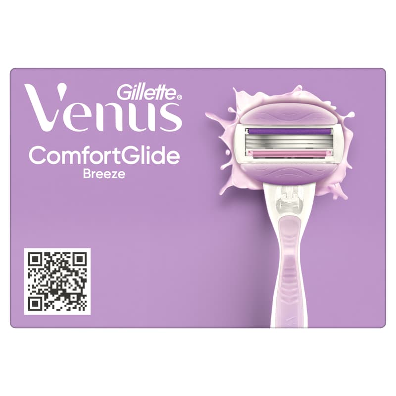 Gillette Venus ComfortGlide Breeze Női Borotva 6 db Borotvabetéttel