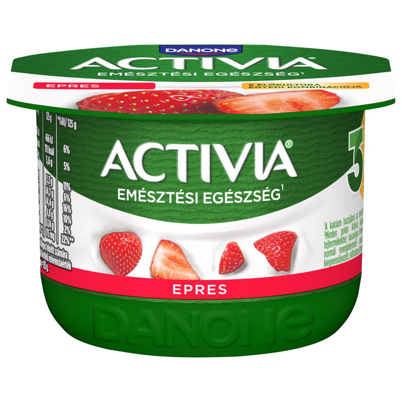 Danone Activia élőflórás epres joghurt
