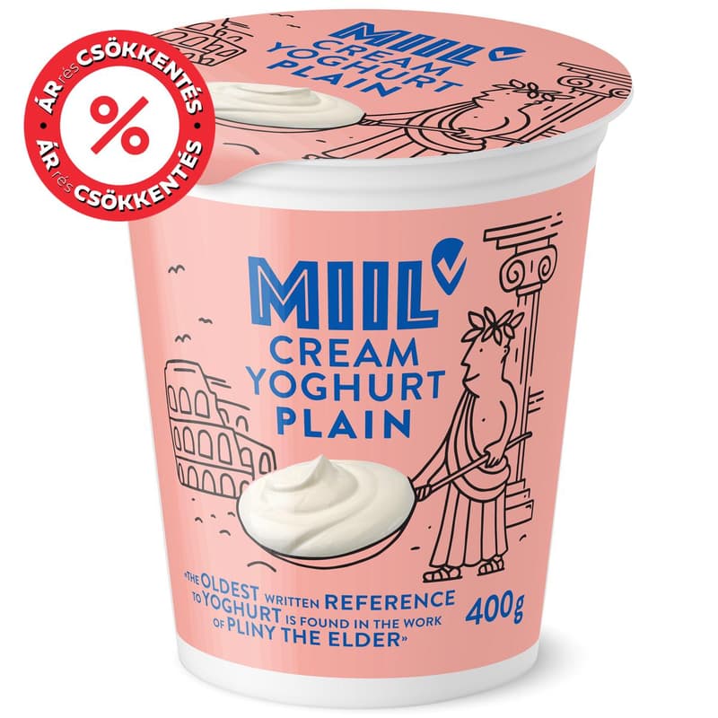 Miil Natúr krémjoghurt 10%