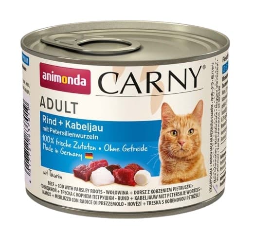 Animonda Carny Adult konzerv felnőtt macskáknak, tőkehal-petrezselyem