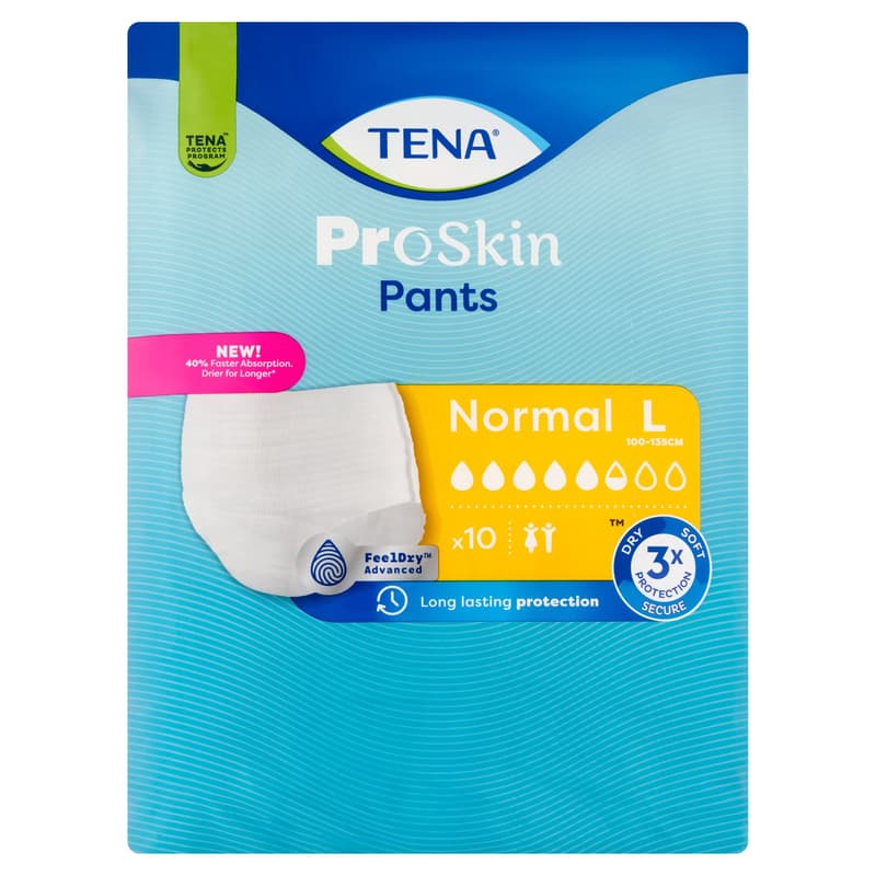Tena Proskin Pants inkontinence pant, large 10 pcs