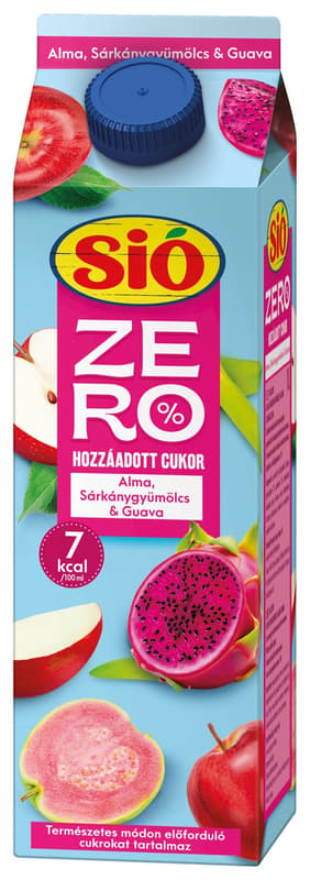 SIÓ ZERO Apple-dragonfruit-guava 1L