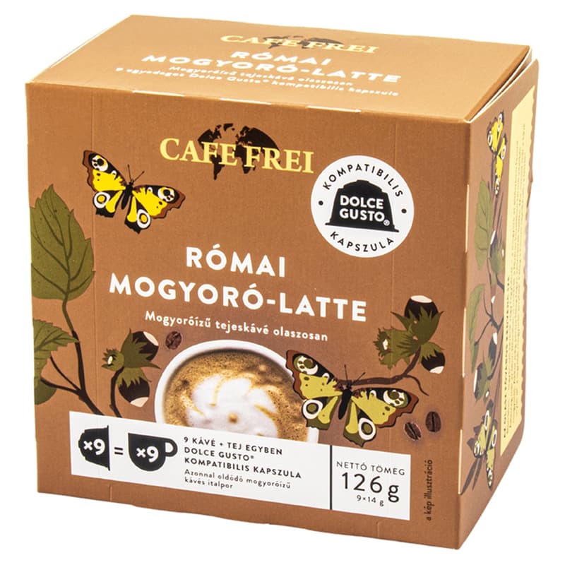 Cafe Frei Roman Hazelnut Latte Coffee Capsule 9 x 14 g (126 g)