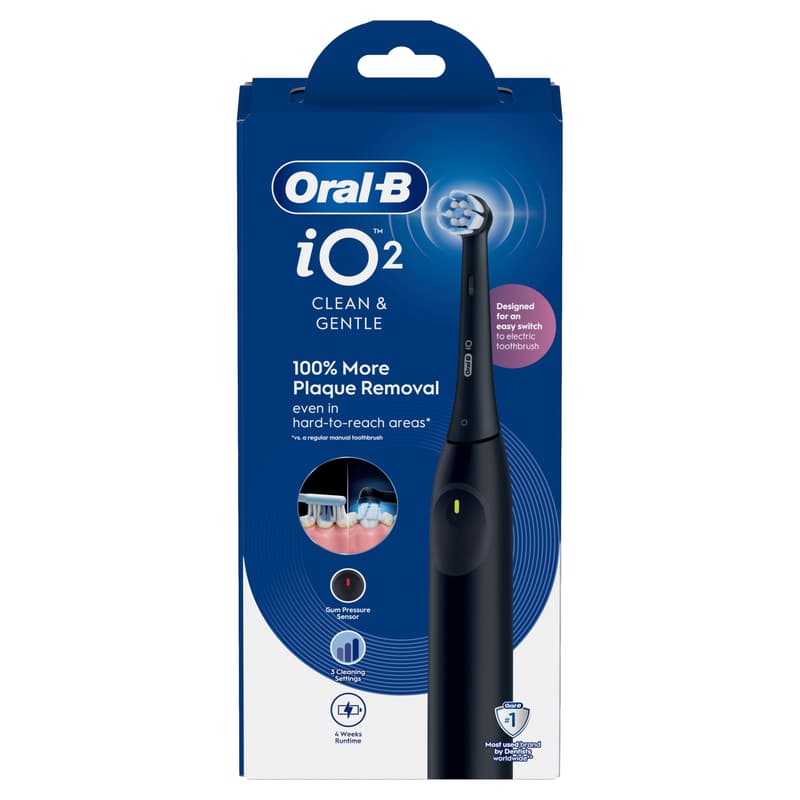 Oral-B iO2 Elektromos fogkefe, fekete