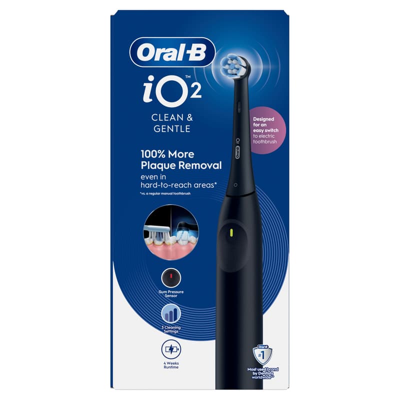 Oral-B iO2 Elektromos fogkefe, fekete
