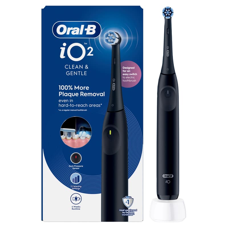 Oral-B iO2 Elektromos fogkefe, fekete