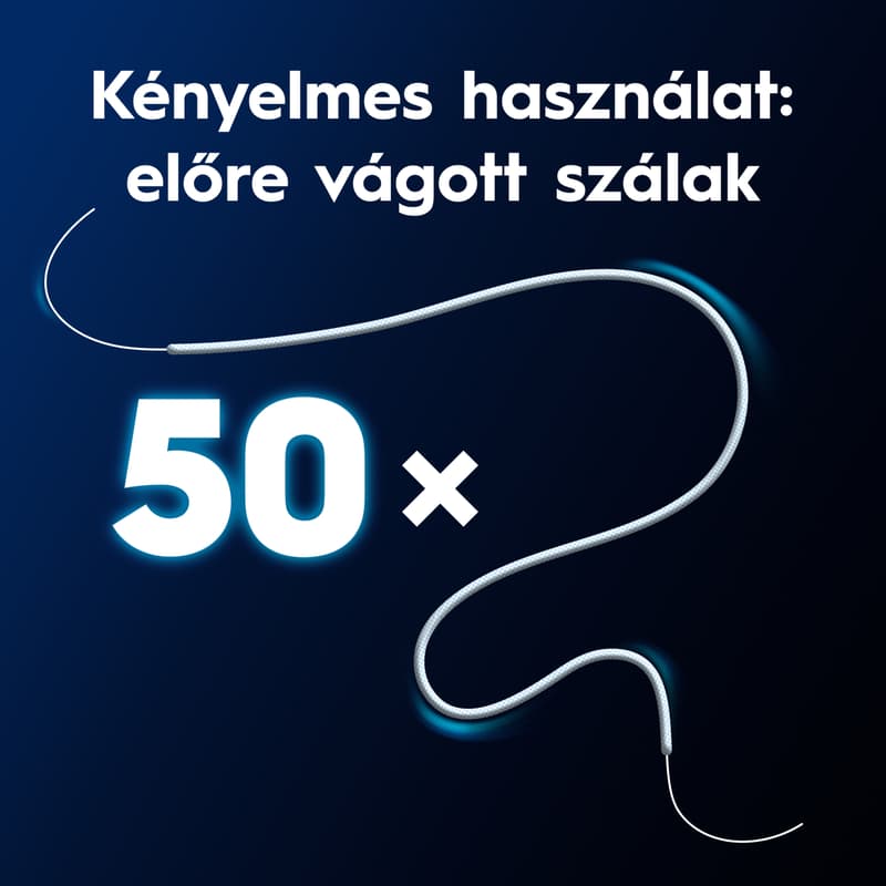 Oral-B Super Fogselyem, Előre Vágott Szál, 50 db