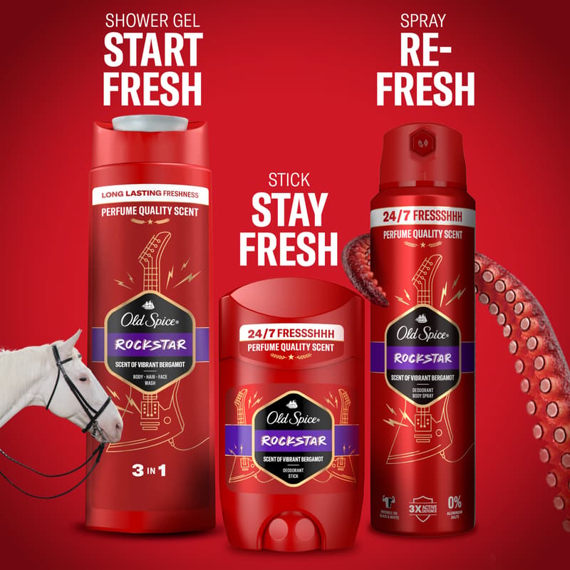 Old Spice Deodorant Stick Rockstar 65ML