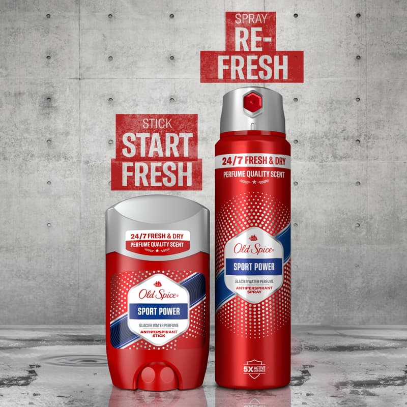 Old Spice Sport Power Izzadásgátló Stift, 50 ml