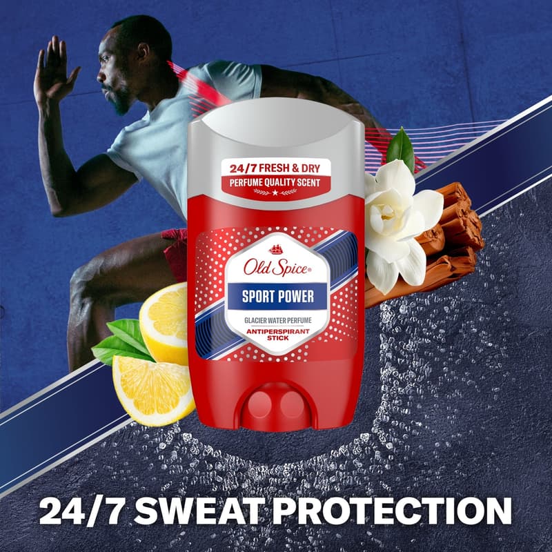 Old Spice Sport Power Izzadásgátló Stift, 50 ml