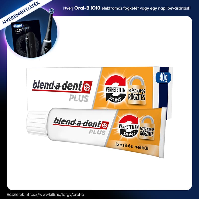 Blend-a-dent Plus Műfogsorrögzítő Krém