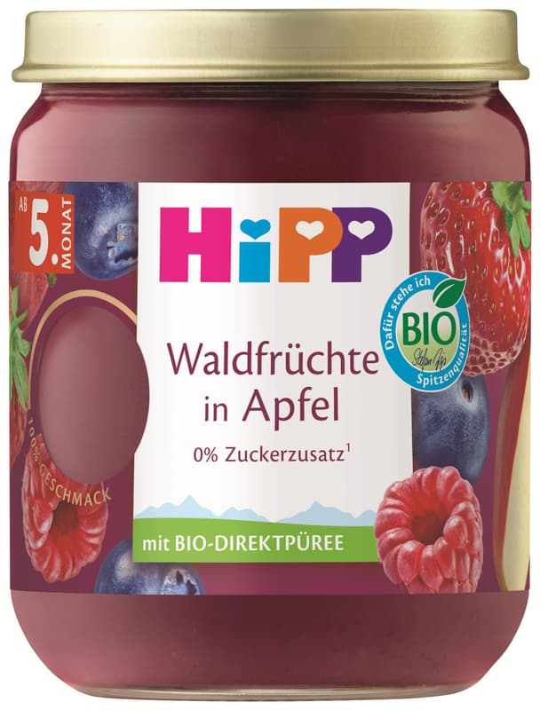 Wild fruits in apple, from 5 months