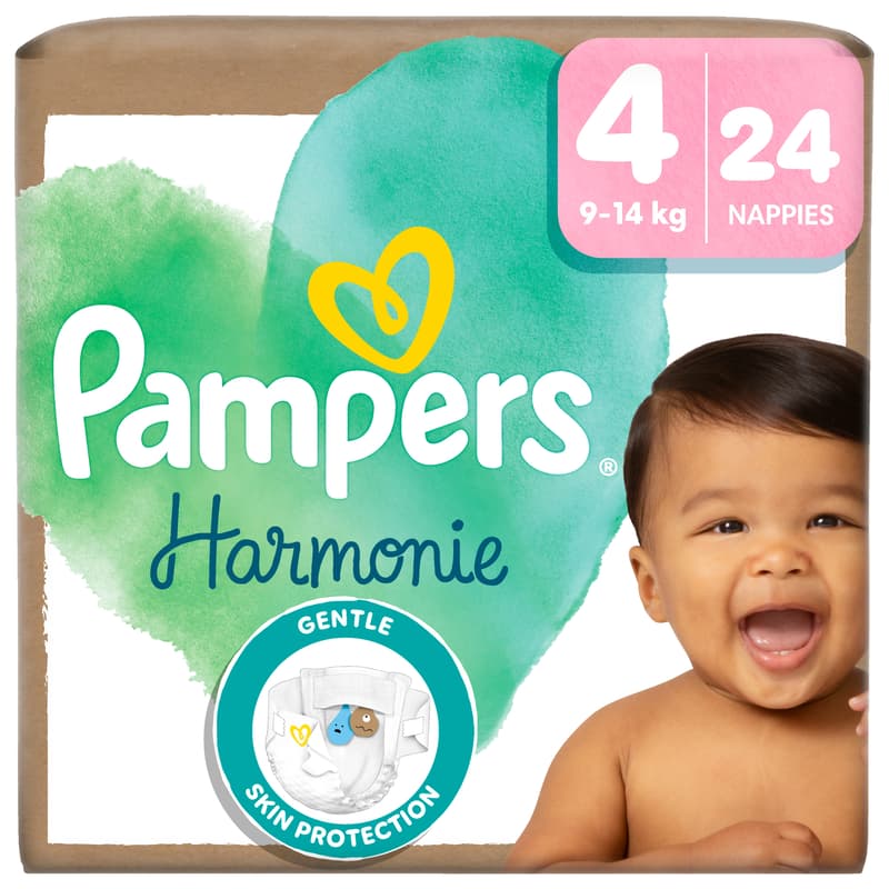 Pampers PureP Diaper Value Pack S4 24CT