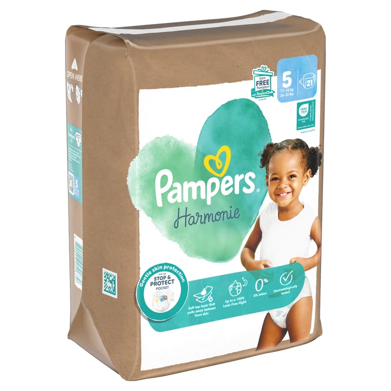 Pampers PureP Diaper Value Pack S5 21CT