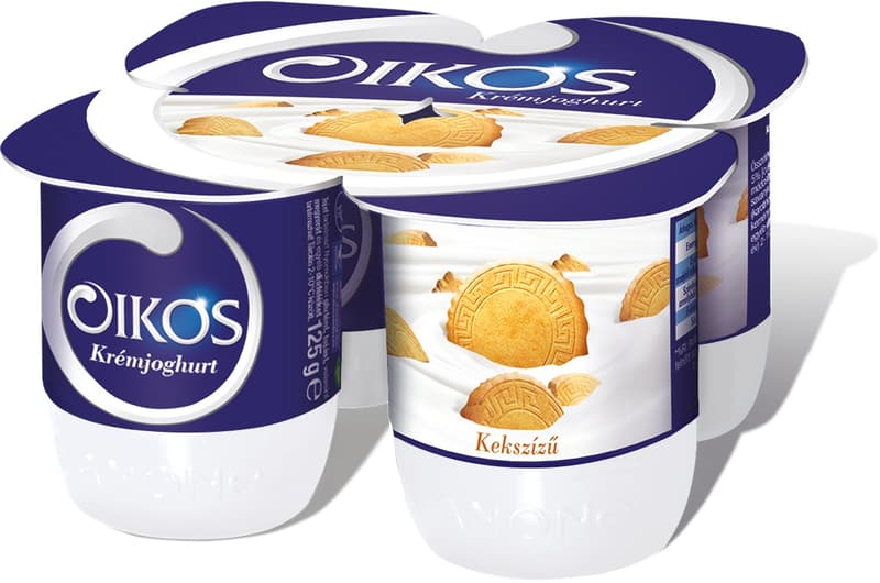 Danone Oikos Görög kekszízű, élőflórás krémjoghurt (4x125g)