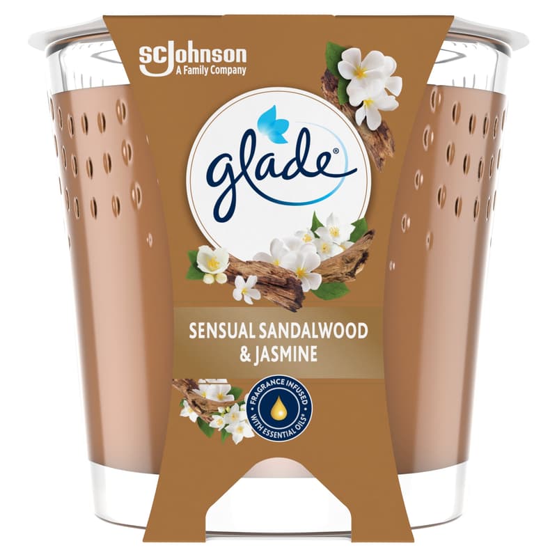 Glade® candle  - Sensual Sandalwood & Jazmin 112g