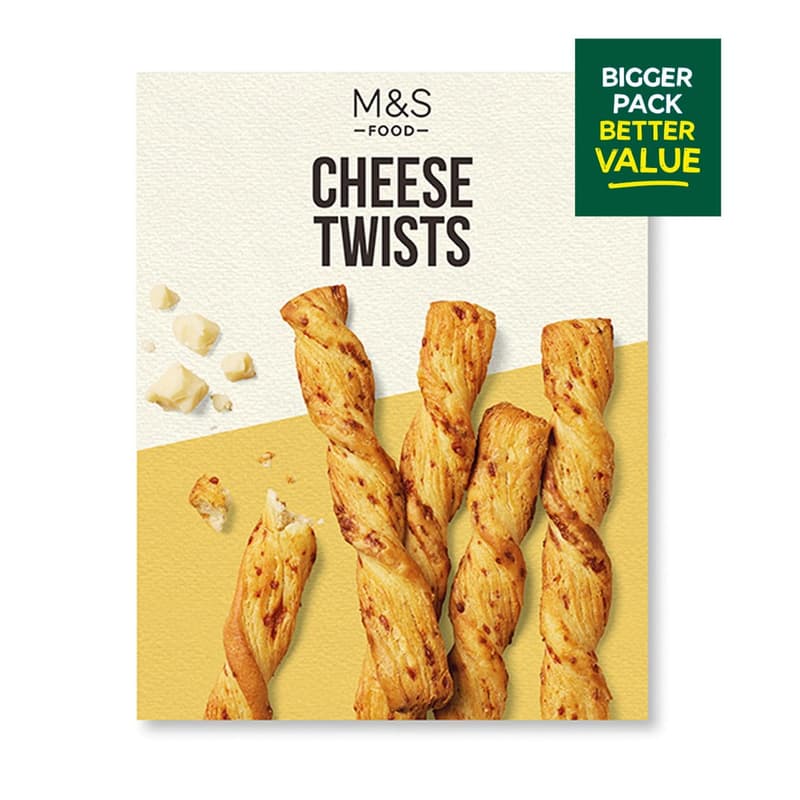 Marks & Spencer Food Cheese Twists Twin Pack 125g