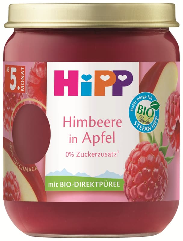Hipp BIO Raspberry in apple, from 5 months
