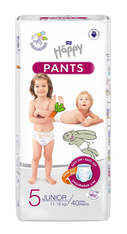 Bella Baby Happy Pants Junior disposable diapers, size: 5, (11-18kg)
