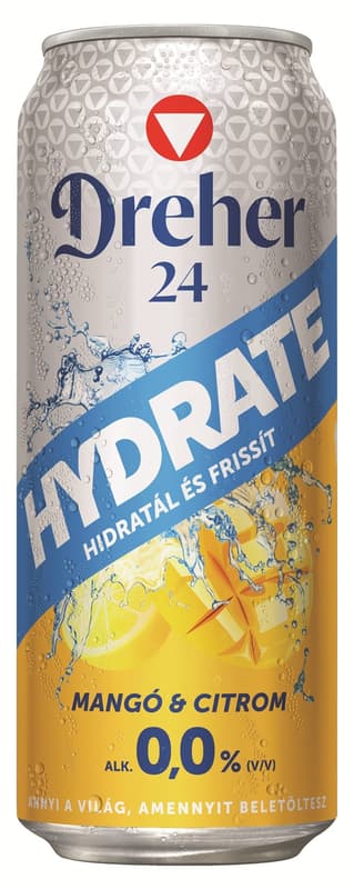 DREHER 24 HYDRATE MANGO-LEMON FLAVORED NON-ALCOHOLIC BEER 0,0% CAN