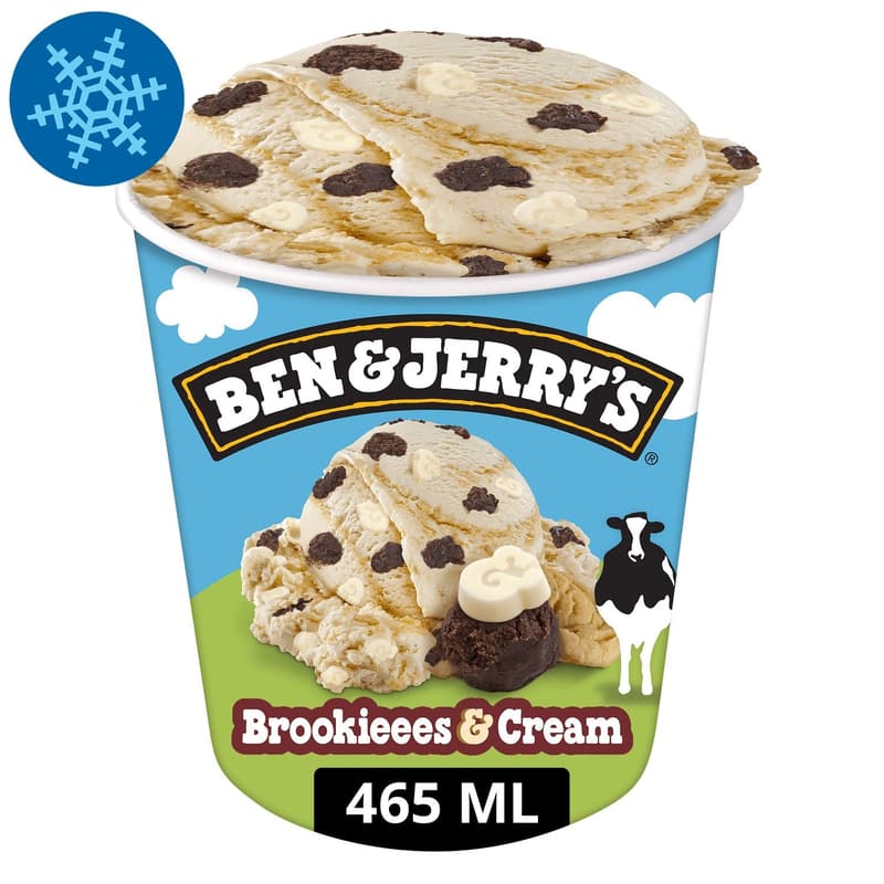 Ben&Jerry's Poharas Brookies&Cream 465ml