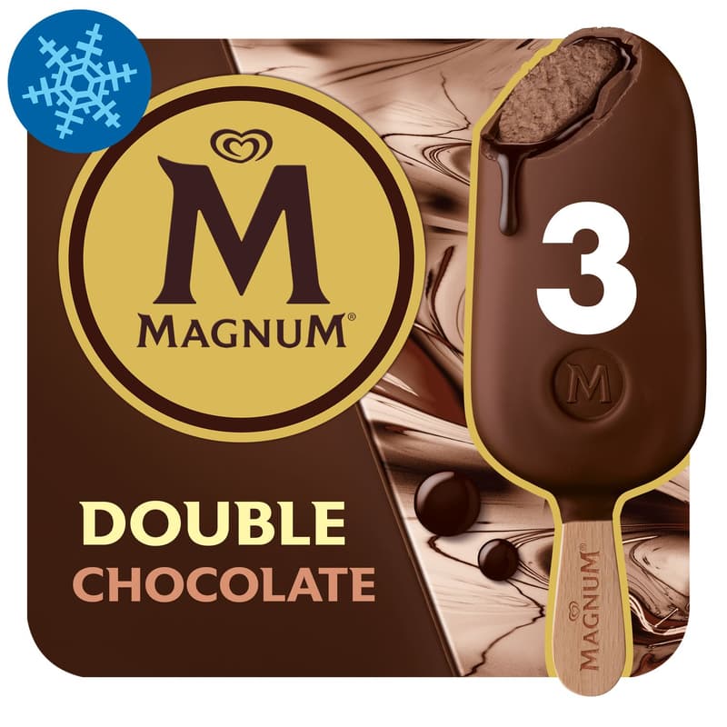 MAGNUM Ice Cream Stick Double Chocolate 3x85ml