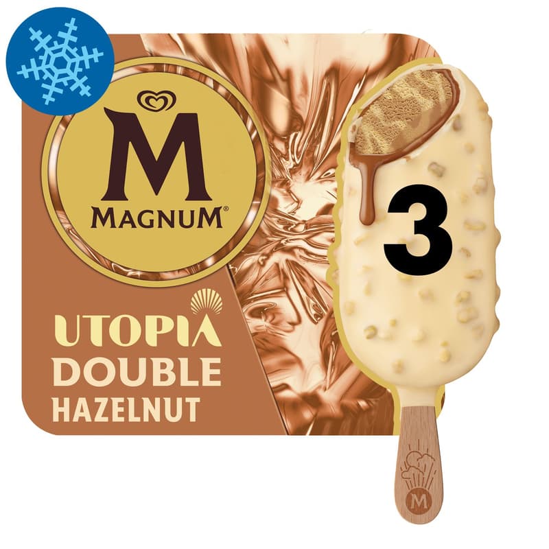 Magnum Multipack Jégkrém Dupla Mogyoró 3x85ml